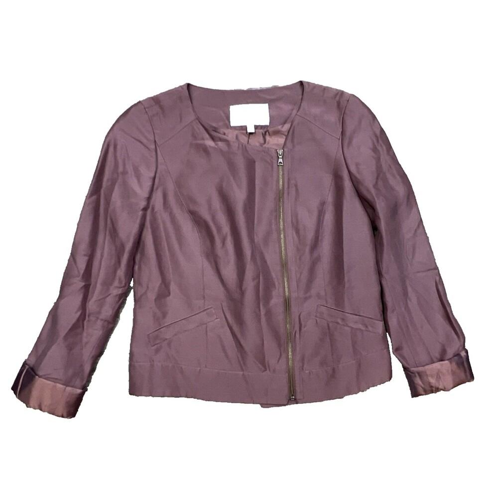 Classiques Entier Women's Blazer w Zipper Closure Jacket Size XS